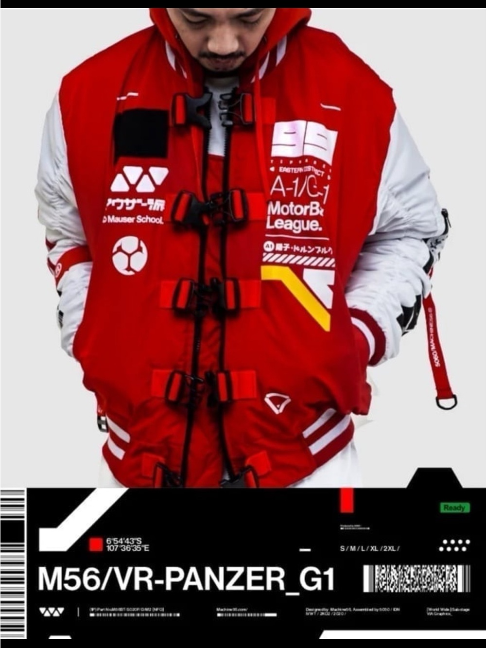 Machine 56 M56/VR-PANZER_G1 Bomber Jacket